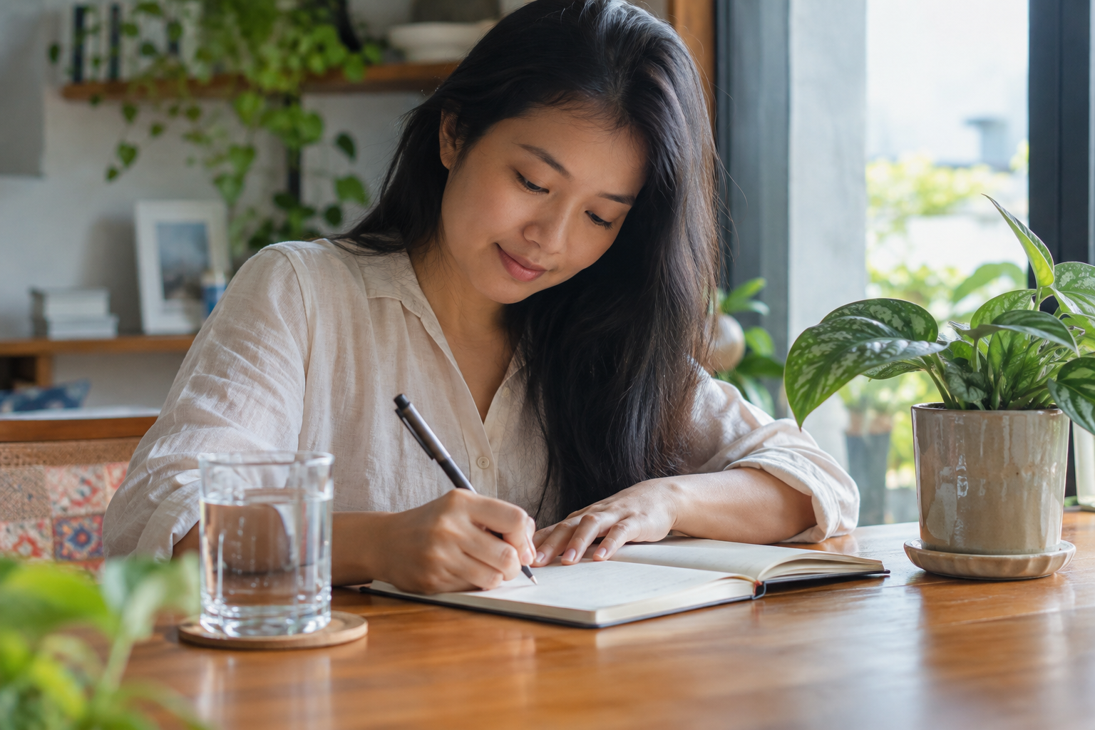 Viết ra điều đang lo có thể hỗ trợ quan sát triệu chứng