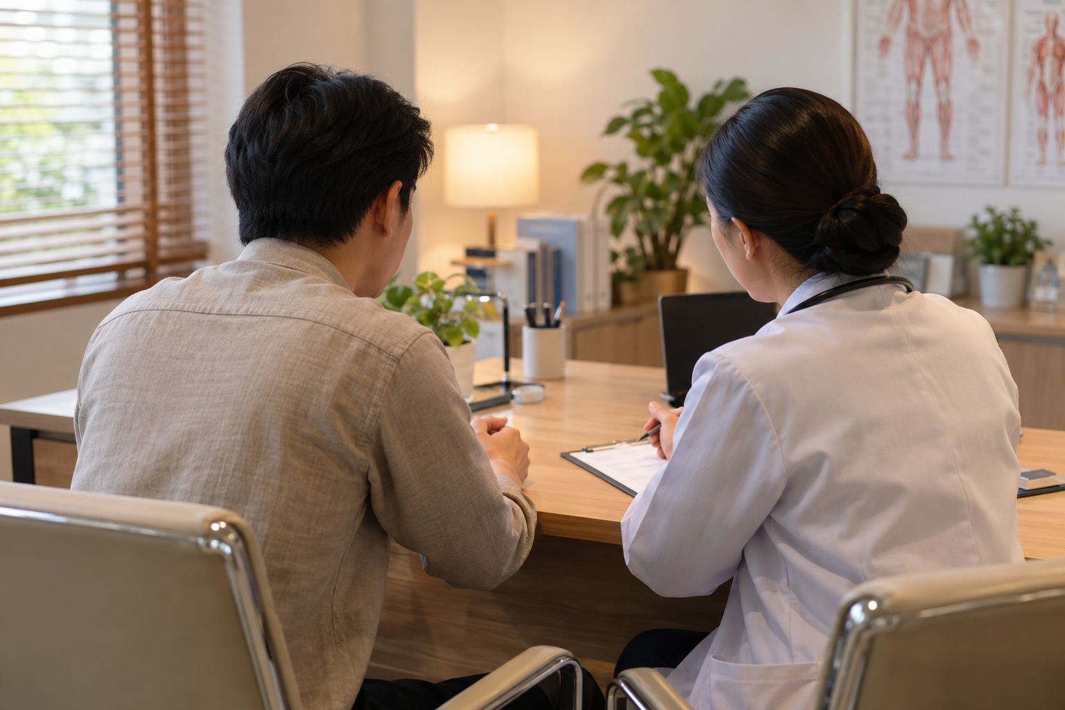 Trao đổi cởi mở với bác sĩ là một bước của quá trình đánh giá